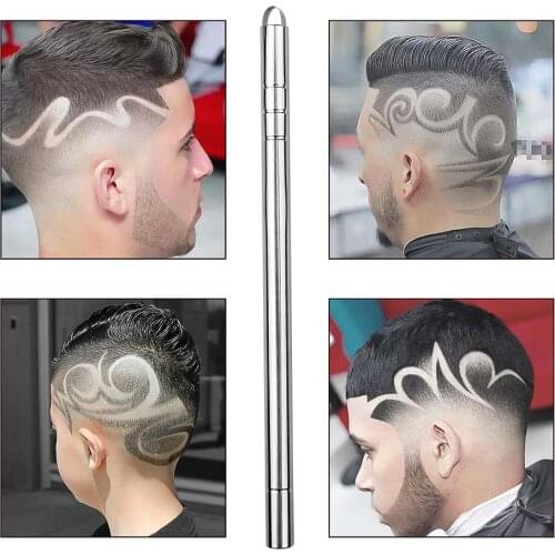 Professional Magic Engraver Beard Hair Scissors Eyebrow Carve Pen Tattoo Barber Hairdressing Scissors Eyebrow Head Carving
