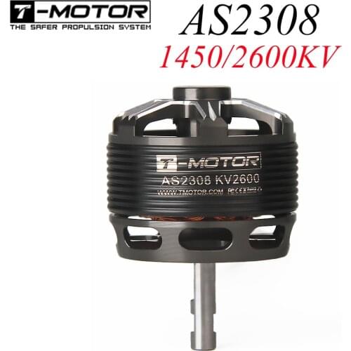 T-MOTOR AS2308 Long Shaft KV1450 KV2600 Brushless Motor for Fixed Wing RC Drone