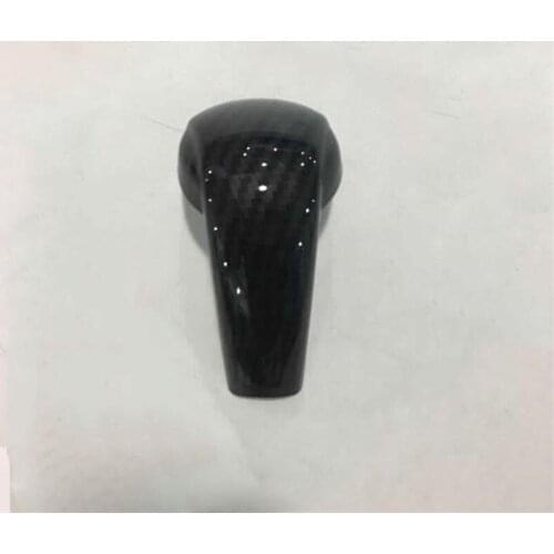 Carbon Fiber Color/Silver Car Gear Shift Knob Cover Trim Sticker For Mazda 6 Atenza CX-9 CX9 CX-5 CX-3 CX3 2015-2017