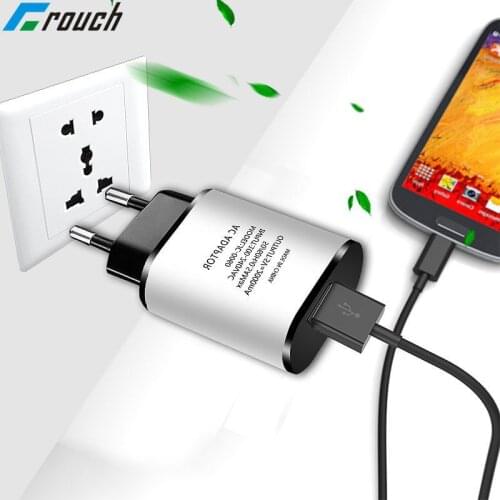 Universal EU Plug 2 Ports USB Charger 5V 2A Wall Adapter Mobile Phone Charger For iPhone iPad Samsung A3 A5 A7 huawei honor 9 8