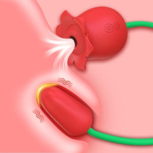 Rose Clitoral Sucking Vibrator Sex Toys for Women Powerful Clit Stimulator Anal Dildo Vibrators Female Masturbator Vibrating Egg