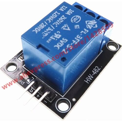 1pc 1 Channel Relay Module Expansion Board 5V Low Level Trigger Input and Output Electrical Insulation Interface Board