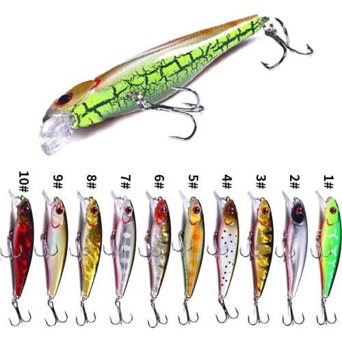 1pcs Fishing Lures 8.8cm 9.2g Minnow Lure Artificial Wobbler Bass Laser Fish Swim Bait Floating Carp Fishing Tackle pesca