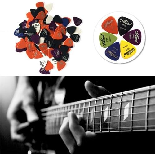 24/30/40/50/100pcs guitar picks 1 box case Alice acoustic electric guitar accessories musical instrument thickness 0.58-1.5mm