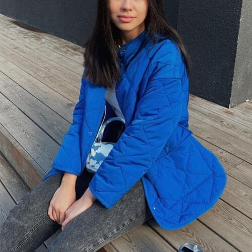 Женские синие куртки Aisukurimu China At AliExpress