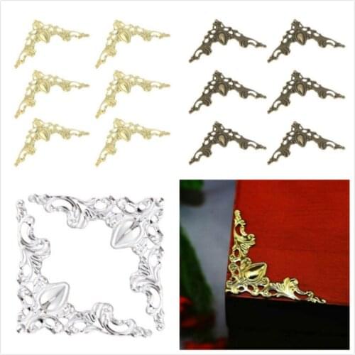 Book Metal Corner Guard Scrapbook Album Book Scrapbook Corner Guard Crafts12pcs /24pcs