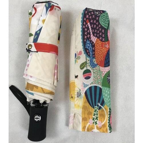 Parapluie Women Rain Automatic Umbrella For Men Cartoon Umbrella Fashion Painting Kids Folding Umbrella Rain gear Abstract Art