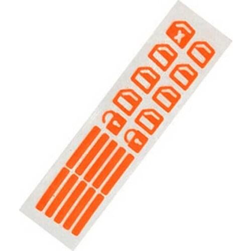 Car Windo Stickers Decals Fluorescent Sticker Button Knob Switch For Chevrolet For Ford-FOCUS III Lada HONDA-CIVIC TOYOTA-COROLL