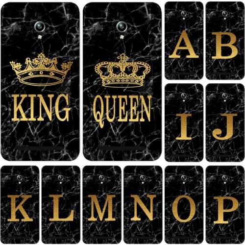 Phone Case for Asus Zenfone Go ZC500TG Z00VD 5.0inch Marble Golden alphabet background Soft Print Cover