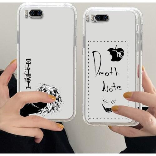 Death Note Phone Case For Xiaomi Mi Max Note 3 A2 A3 8 9 9T 10 Lite Pro Ultra transparent luxury funda art coque pretty Etui