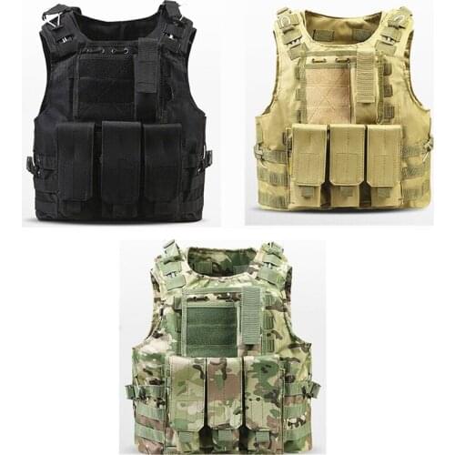 FIRECLUB Military Molle tactical amphibious vest tactical vest CS field outdoor hunting vest equipment (ZL-JQ-006)