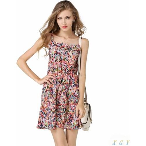 Grittiness Summer Dresses With Print