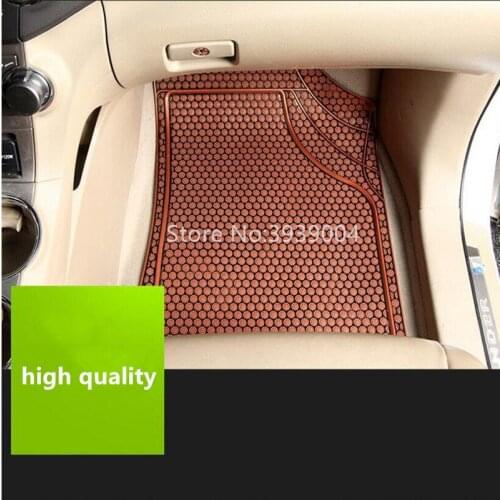 5PCS Car Floor Mats Can be Trimmed Fit For Most of 5 Seats Cars Anti-Slip Mat Car Floor Mats Car Styling Floor Mats Accessories
