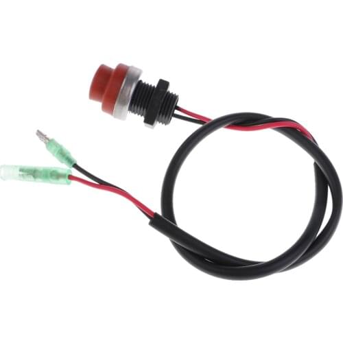 Round Push Button Switch Outboard Engines On-Off Control Assembly