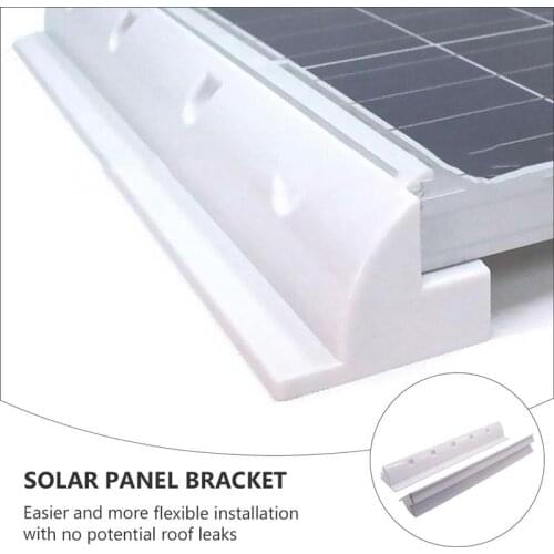 2pcs ABS Solar Panel Support Brackets Roof Boat RV Mounted Solar Panel Racks