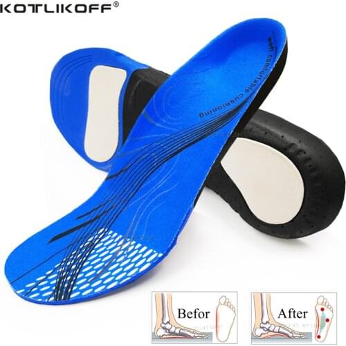 Orthopedic Insoles For Flat Feet Hard Arch Support Shoe Pads Premium EVA Super Light Surgery Plantar Fasciitis Foot Pain Insert
