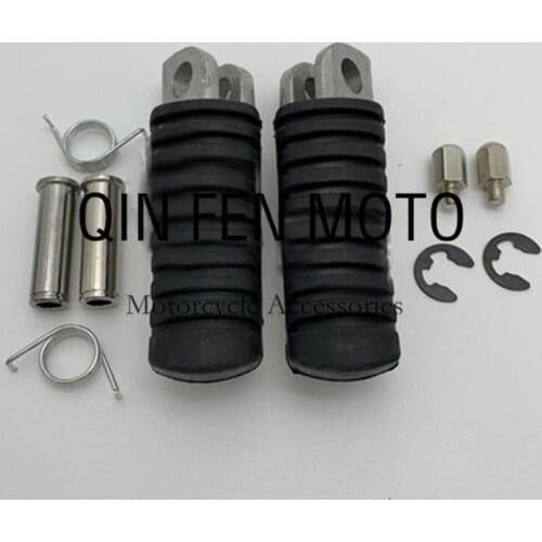 Motorcycle Front Footrests Foot pegs Fit For Kawasaki Z750 Z800 Z1000 ER6N ER6F GTR1400 ZZR1200 New