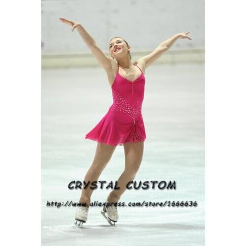 Figure Skating Dresses For Girls Graceful New Brand Ice Figure Skating Dresses For Competition Kids DR3746