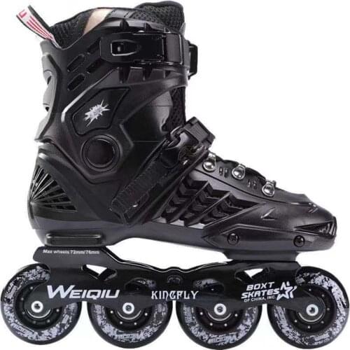 Inline Skates Professional Slalom Adult Roller Skating Shoes Sliding Free Skate Patins Size 35-44 Good As Sneakers