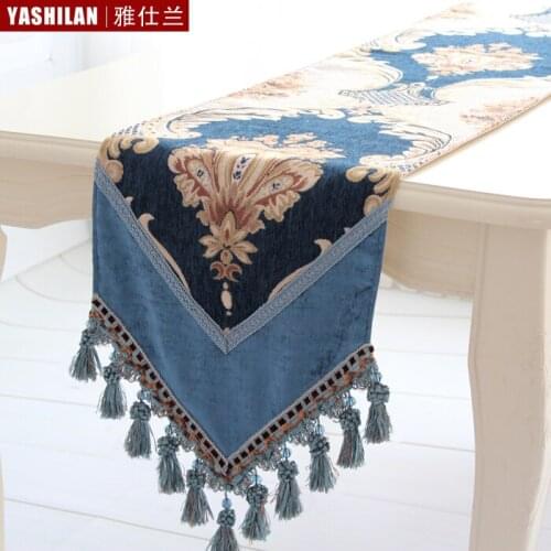Sapphire European neo-classical style upscale rustic table runner table cloth table runner fabric table mats