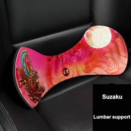 Seat Support In Car Back Lumbar Support Cushion For Office Chair Pillow Cushion Breathable Travel Massagers memory cotton soft