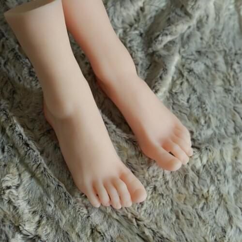 Silicone Realistic Female Mannequin Foot Display #3901