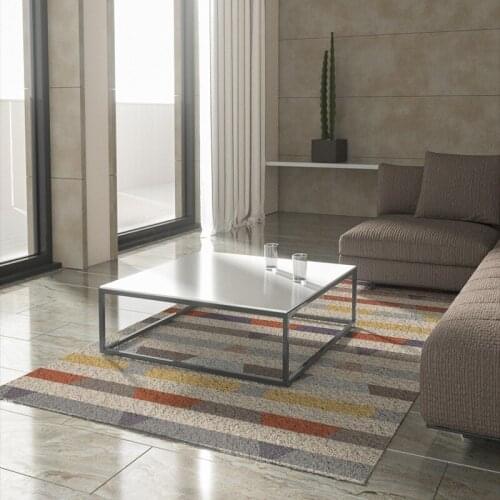 Warm Colors In Autumn And Winter Soft Dense Fluff Area Rug Vintage Stripes Living Room Carpet Home Decoration Washable Anti Slip