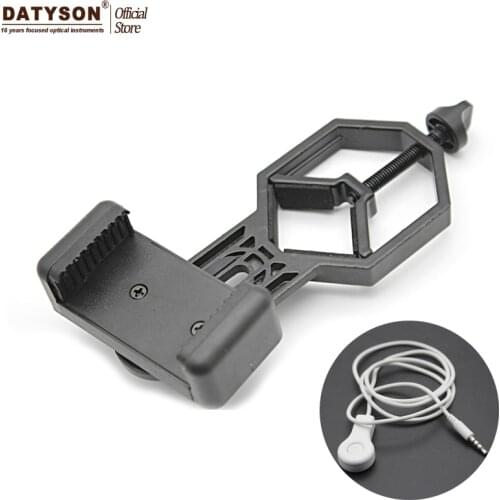 Universal Metal Cell Phone Adapter Mount - Compatible with Binocular Monocular Spotting Scope Telescope and Microscope