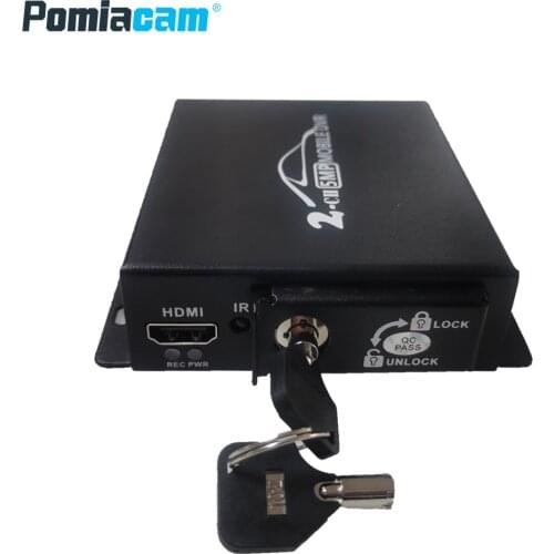 2ch Mobile DVR for 1080P Ahd Camera 960P CVBS Camera Mini 2channel Car Truck Bus DVR Mobile Video Recorder Remote Control