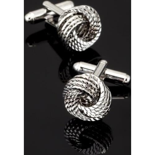 XK515 Mens shirts Cufflinks a bend twist Cufflinks concise design 3 double sale free shipping