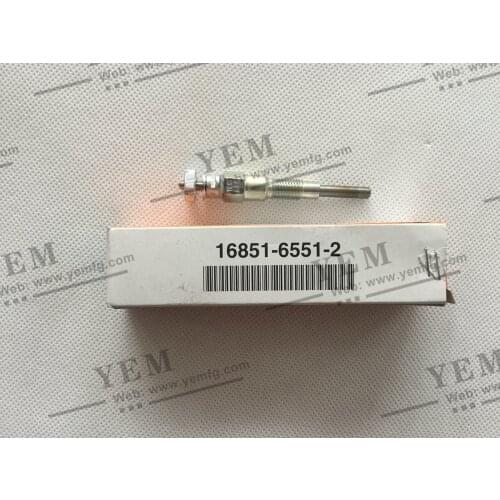 For Kubota engine parts D782 glow plug 16851-65512 3pcs