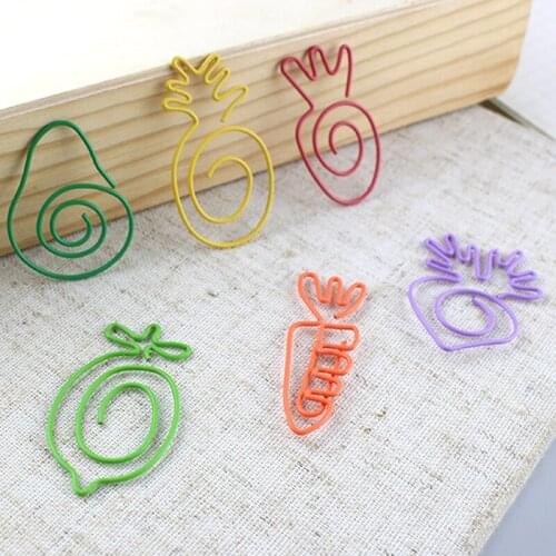 Vegetable Kawaii Carrot Shaped Paperclips Metal Clips Para Papel Paperclip Metal Clip Paper Clip Papel Paper Clips Decorative