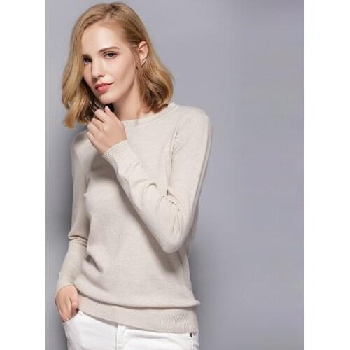 2018 Korean Style Knit Sweater Autumn Winter Sweater Women Long Sleeve Pullover Women Basic Sweaters Women Tops Femme NS4068