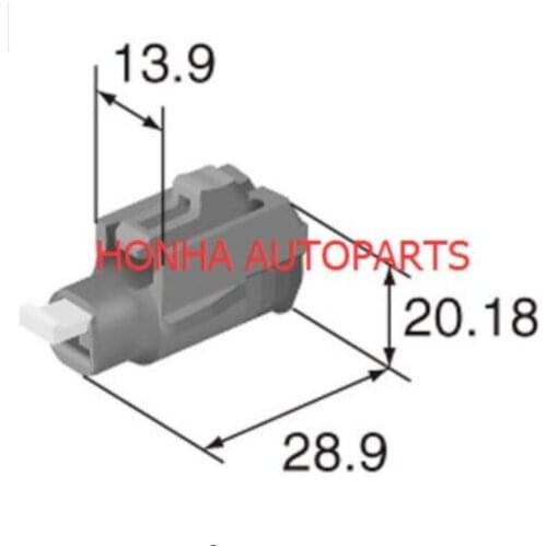 1pin 2JZ H2O water Temp auto sensor connector 90980-11428 6189-0445
