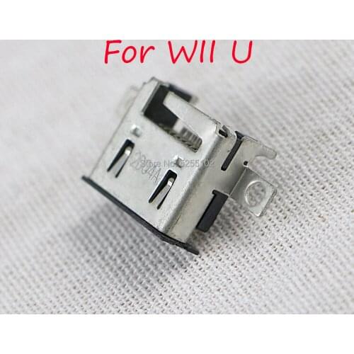 20pcs for Nintend Wii U WiiU Original used HDMI-compatible Interface Port Connector Socket Game Console Replacement Repair Part
