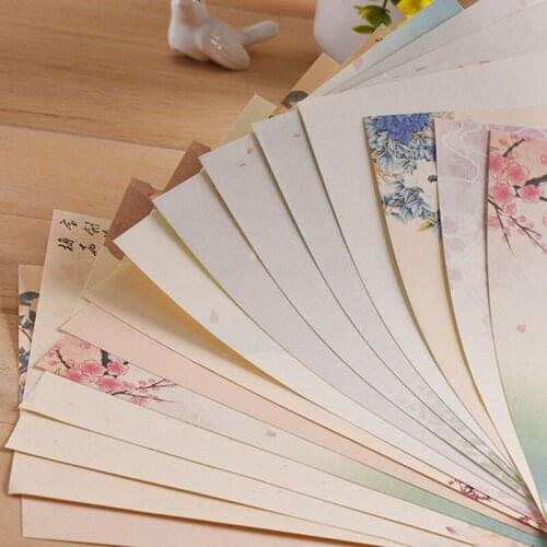 8pcs Retro Exquisite Message Writing Paper Letter Chinese Style Vintage Envelope Letter Paper Office School Stationery Supplies