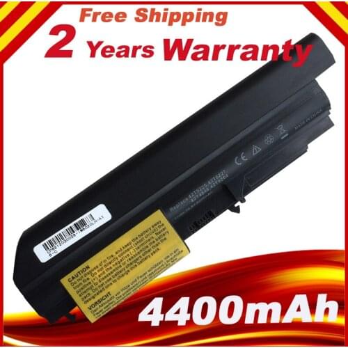 Laptop Battery For Lenovo ThinkPad T400 R400 T61 R61 14" 42T4654 42T4555 42T4644 42T4531 42T4653