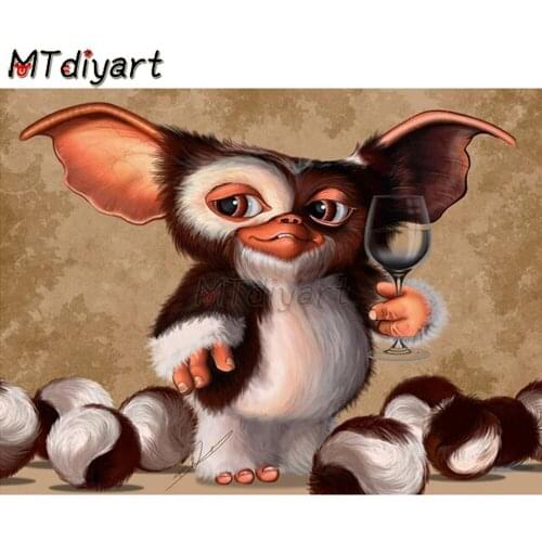 Diamond Painting Gizmo Gremlins 5D DIY Rhinestone Full Drill Set Home Decor Embroidery Mosaic Cross Stitch Art Wall Sticker Kit