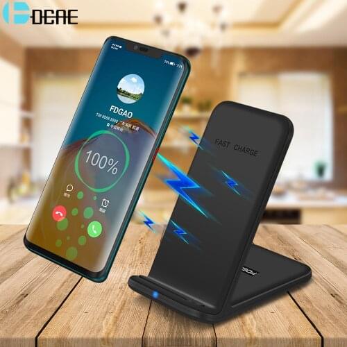 15W Qi Wireless Charger Station Dock for Samsung S20 S10 S9 Note 20 10 IPhone 11 Pro Max XS XR X 8 Induction Fast Charging Stand