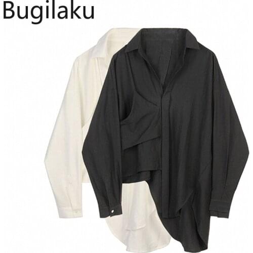 Bugilaku Womens Black Shirts