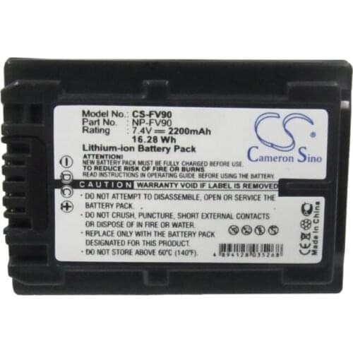 Cameron Sino 2200mAh battery for SONY DCR-SR100 DCR-SR300 DCR-SR60 DCR-SR62 DCR-SR68 HDR-UX5 HDR-UX7 HDR-XR150 NP-FV90