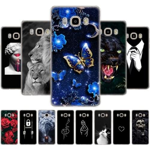 Soft Phone Shell Case For Samsung Galaxy J5 2016 Case J510 J510F Soft Silicon Cover For Samsung J5 2016 Protective Back Cover