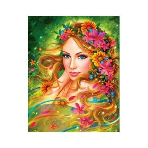 Flowers fairy The paper puzzle 1000 pieces ersion jigsaw puzzle white card adult childrens educational toys