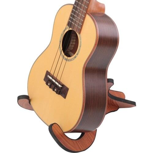 Longteam Ukulele Stand Wood Stand Folding Portable Stand for Mandolins and Violins Wood Ukulele Stand