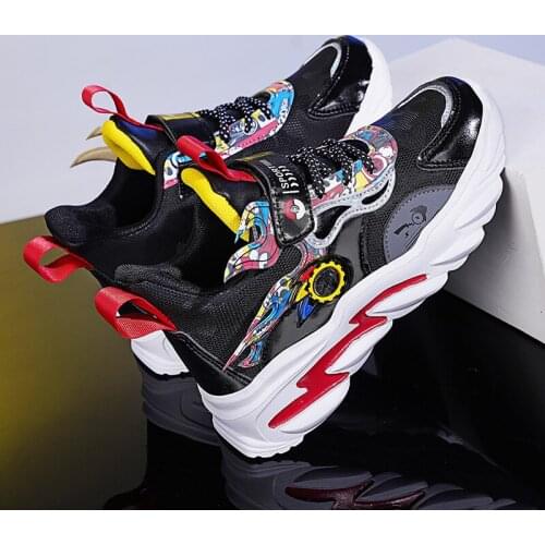Kids Sports Shoes for Boys Breathable Boys Shoes Mesh Running Sneakers Tenis Infantil Footwear Fashion Casual Children Shoes