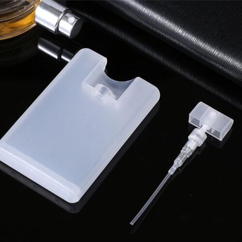20ml Refillable Bottles Atomizer Perfume Roller Bottles Refillable Spray Moisturizing Water Box Card Type Travel Empty Container