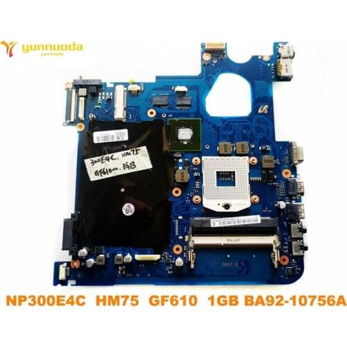 Original for Samsung NP300E4C laptop motherboard NP300E4C HM75 GF610 1GB BA92-10756A tested good free shipping