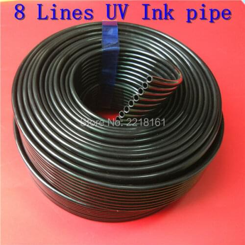 10M durable UV ink pipe for Allwin Human Galaxy Smart color Taimes Polar plotter ink hose /tinta tube 3*2mm 8 lines