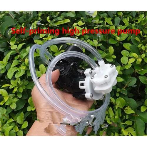 12V Self-absorption Valve Brushless Motor Miniature High Pressure Water Pump ,Diaphragm Pump with 1m water Cable