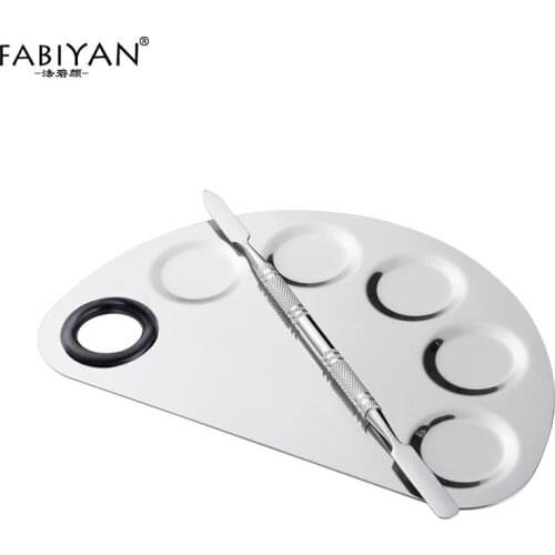 Stainless Steel Palette Spatula Rod Cosmetic Makeup Nail Art Face Eye Shadow Polish Gel Cream Foundation Mixing Beauty Tools Set